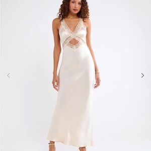 vintage midi dress Antique Garden Midi Dress L main image 1